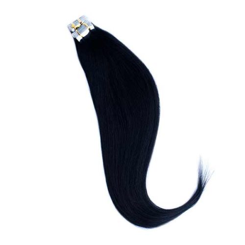 TAPE IN Hair Extension Jet Black 50cm (Color #1)