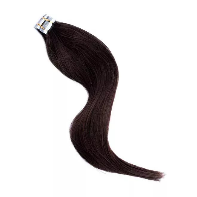 TAPE IN Hair Extension Medium Brown 50cm (Color #6)