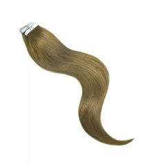 TAPE IN Hair Extension Light Brown 50cm (Color #8)