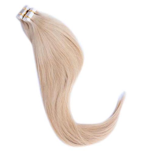 TAPE IN Hair Extension Bleach Blonde 55cm (Color #613)