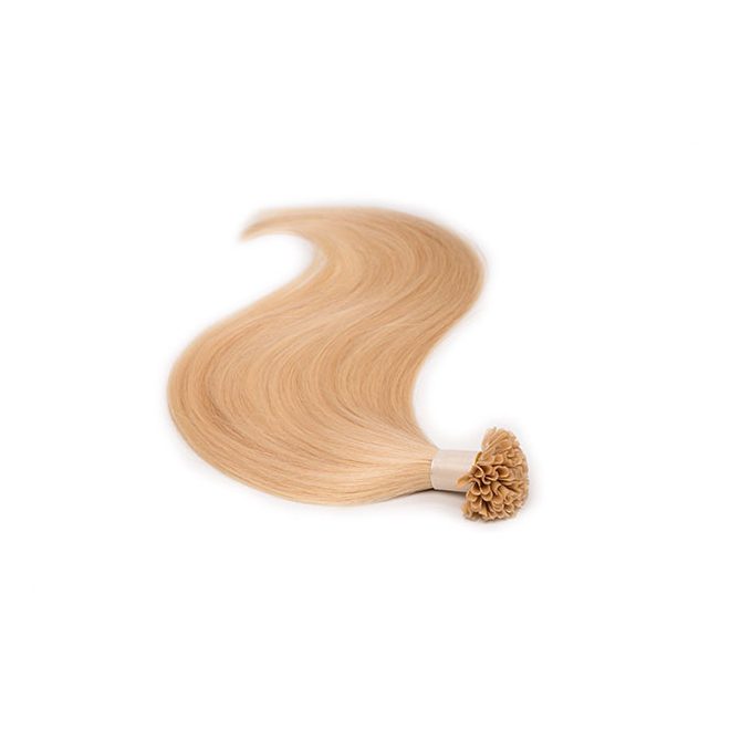 U-Tip Keratin Bond Hair Extension Classic Honey Blonde 40cm (Color #22) – U-Tip Keratin Bond Hair Extension – HairExtensionShop.ie