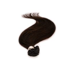 U-Tip Keratin Bond Hair Extension Classic Dark Brown 40cm (Color #4) – U-Tip Keratin Bond Hair Extension – HairExtensionShop.ie