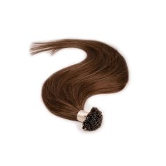 U-Tip Keratin Bond Hair Extension Classic Medium Brown 40cm (Color #6) – U-Tip Keratin Bond Hair Extension – HairExtensionShop.ie