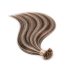 U-Tip Keratin Bond Hair Extension Classic Highlighted Medium Brown-Light Bleach Blonde 40cm (Color #6/60) – U-Tip Keratin Bond Hair Extension – HairExtensionShop.ie