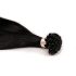 U-Tip Keratin Bond Hair Extension Classic Jet Black 60cm (Color #1) – U-Tip Keratin Bond Hair Extension – HairExtensionShop.ie
