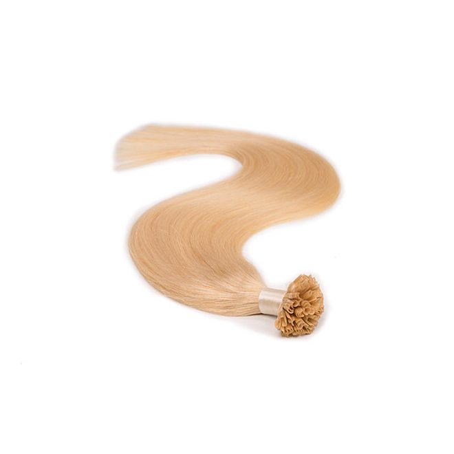 U-Tip Keratin Bond Hair Extension Classic Bleach Blonde 60cm (Color #613) – U-Tip Keratin Bond Hair Extension – HairExtensionShop.ie