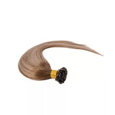   U-TIP Hair Extension Balayage Golden Blonde - Brown 60cm (Color #4T8/18C)