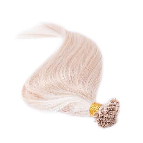U-TIP Hair Extension Light Bleach Blonde 50cm (Color #60)