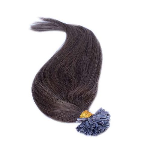 U-TIP Hair Extension Dark Brown 60cm (Color #4)