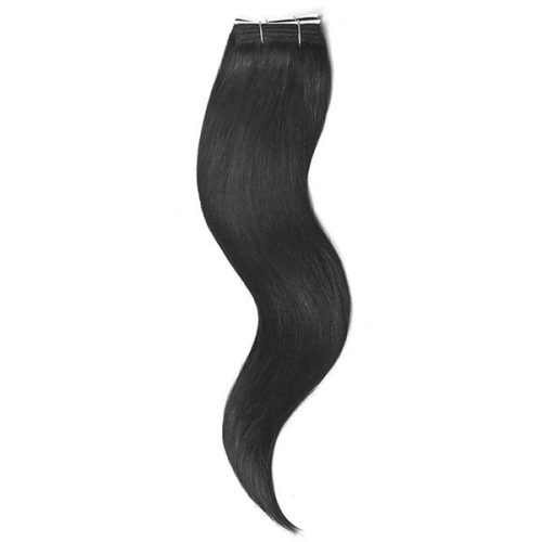 Remy Weft Hair Extension Jet Black 50cm (Color #1)