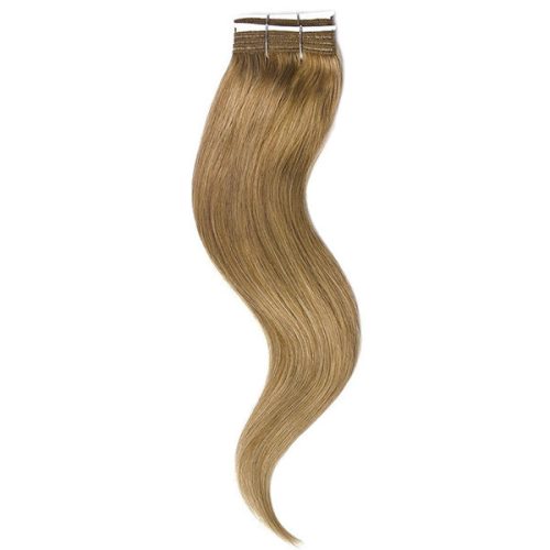 Remy Weft Hair Extension Golden Brown 50cm (Color #10)