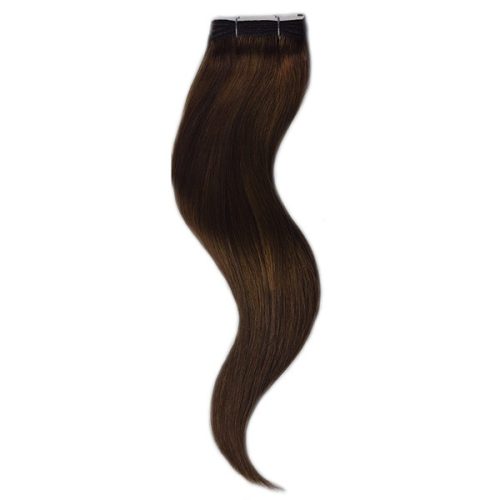 Remy Weft Hair Extension Natural Brown 50cm (Color #2)