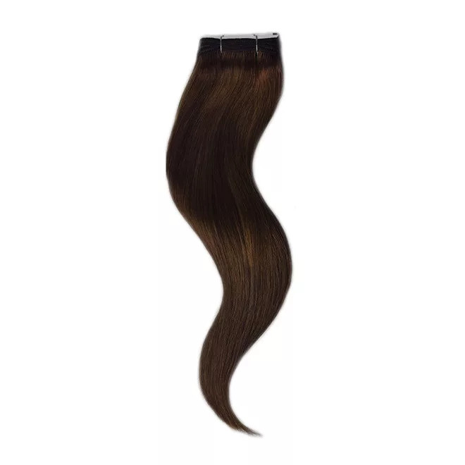 Remy Weft Hair Extension Natural Brown 60cm (Color #2)