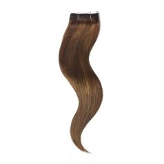 Remy Weft Hair Extension Medium Brown 50cm (Color #6)