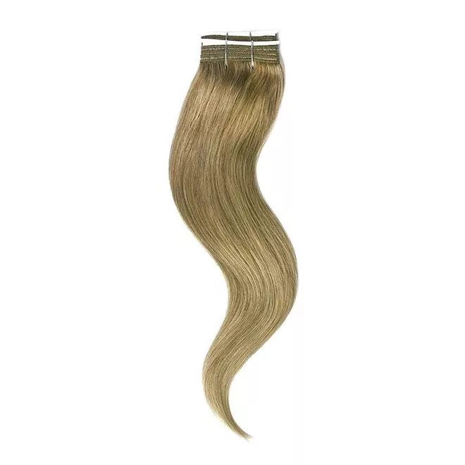Remy Weft Hair Extension Light Brown 50cm (Color #8)