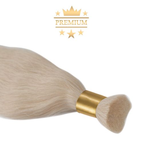 Premium Bulk Ash Color Hair Extension Ash Blonde Double Drawn 50cm (Color #24)