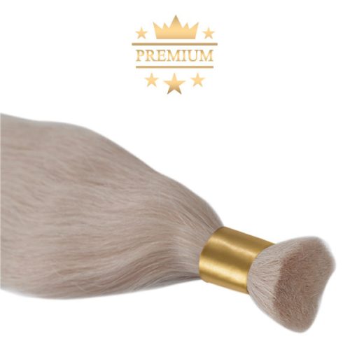 Premium Bulk Ash Color Hair Extension Bleach Blonde Double Drawn 70cm (Color #613)