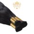 Premium Super Double Drawn Bulk Human Hair Extensions Natural Black 50cm Color #1B – professional loose human hair