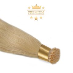   Virgin I-TIP Premium Hair Extension Bleach Blonde 50cm (Color #613)