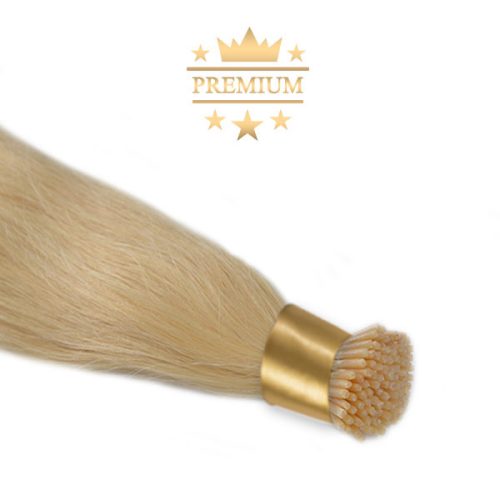 Virgin I-TIP Premium Hair Extension Bleach Blonde 50cm (Color #613)