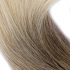 Virgin I-TIP Premium Hair Extension Ombre Medium Brown to Light Platinum Blonde 60cm Colour #6/60 - Micro Ring Hair Extension for Natural Length and Volume