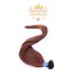 Premium U-Tip Hair Extension Medium Brown 50cm Colour #6 - Nail Tip Keratin Bonding Hair for Salon-Length Results