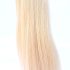 Premium U-Tip Hair Extension Ash Light Platinum Blonde 60cm Colour #60ASH - Nail Tip Keratin Bonding Hair for Salon-Length Results